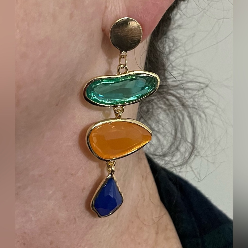 Resin Drop Earrings